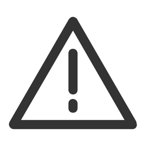 Sign Warning Prompt svg vector icon