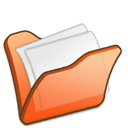 folder, mydocuments, orange icon