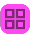 apps, menu, select all svg vector icon