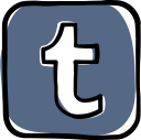 communication, media, network, social, social media, tumblr, web svg vector icon