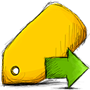 move, tag icon