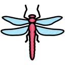bug, creature, dragonfly, insect svg vector icon