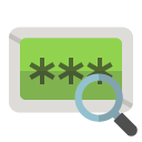 password,zoom icon