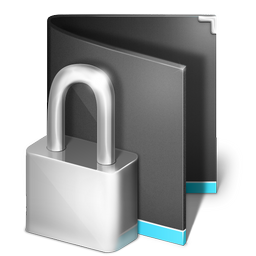 private,folder,black icon