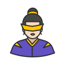 hero, super girl, super hero, woman svg vector icon