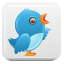 44, bird, button, twitter icon