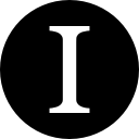 circle, instapaper, round svg vector icon