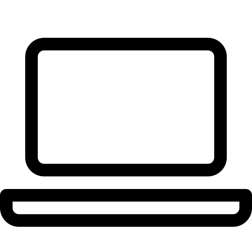Laptop svg vector icon