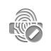 fingerprint,reader,cancel icon