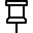 app, essential, object, pin, ui, ux svg vector icon