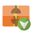 disconnect,vertical,down icon
