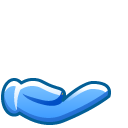 sharing,overlay,blue icon