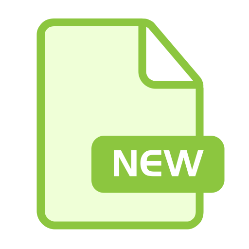 New svg vector icon