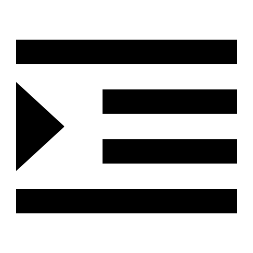 Unfold Side Pull Bar svg vector icon