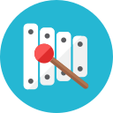xylophone svg vector icon