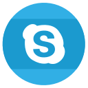 call, circle, color, skype svg vector icon