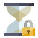 hourglass,lock icon