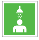 code, emergency, shower, sign, sos svg vector icon