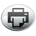 printer,silver icon