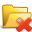 delete, folder, open icon