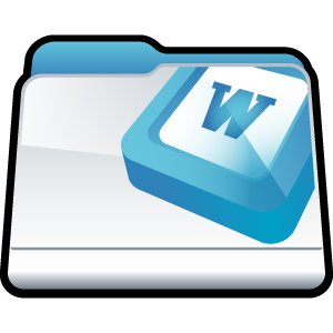 microsoft,word,folder icon