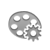 palette,gear icon