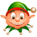 christmas, elf icon