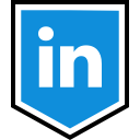 linkedin, logo, media, social svg vector icon