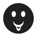 emoji, emotion, out, smiley, stuck, tongue svg vector icon