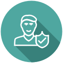 purchase, safe, safe purchase, salesman, successful purchase, successful transaction svg vector icon