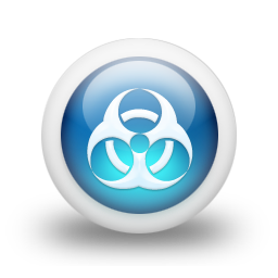 glossy,blue,orb icon