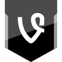 logo, social, vine svg vector icon