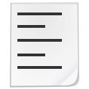 type,list,white,listing icon