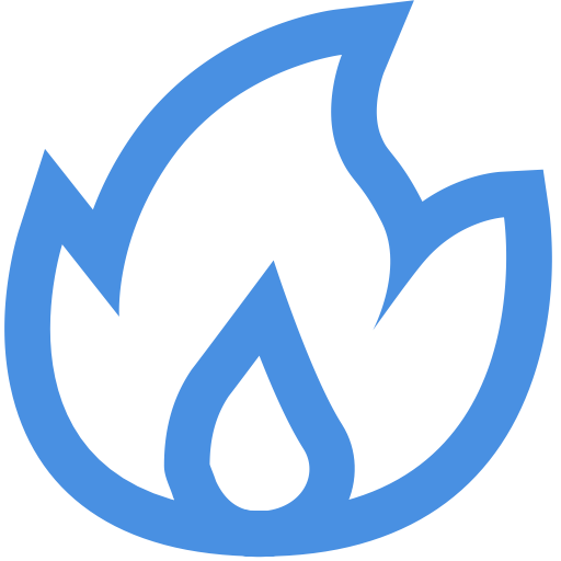 Hot svg vector icon