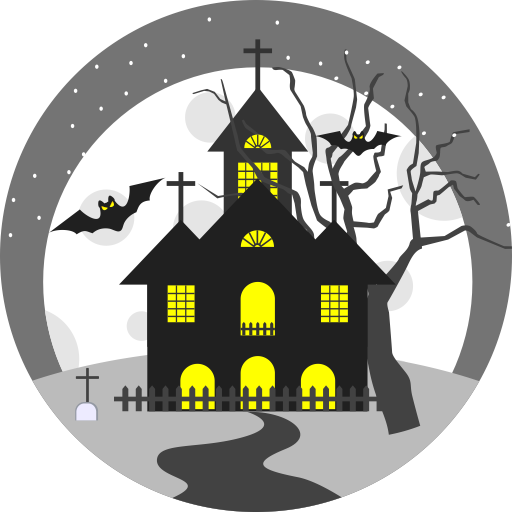 Haunted House svg vector icon