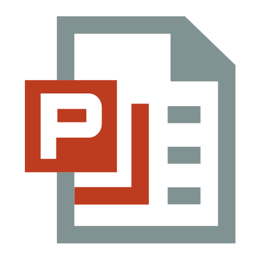 Ppt svg vector icon