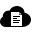 cloud,document icon