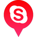 logo, media, skype, social svg vector icon