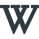 logo, media, social, wikipedia svg vector icon