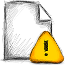 error, file icon