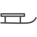 activity, child, fun, sledge, snow, sport, winter svg vector icon