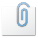 attachment,blue icon