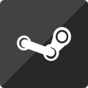gloss, media, social, square, steam svg vector icon