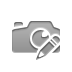 camera,pencil icon