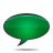 bubble, green, speech icon