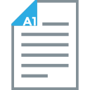 a1, document, format, page, paper size, sheet svg vector icon
