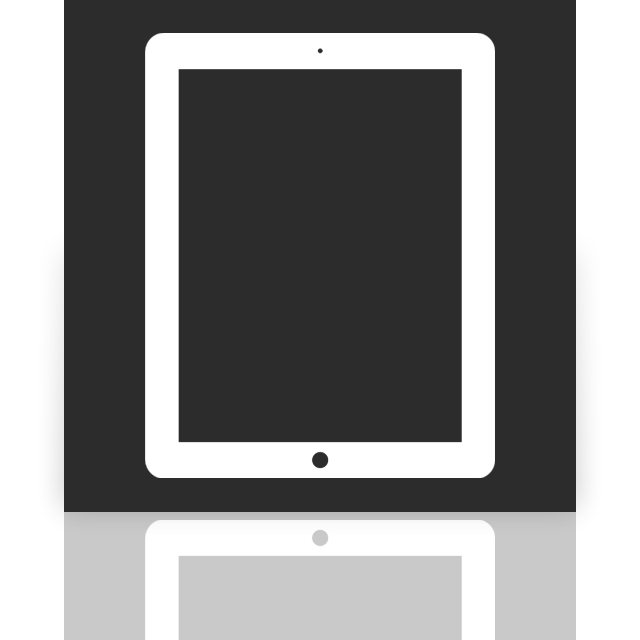 ipad, mirror icon