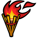 tiki,torch icon