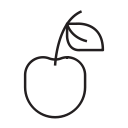 bake, bakery, cherry, desert, eating, equipment svg vector icon