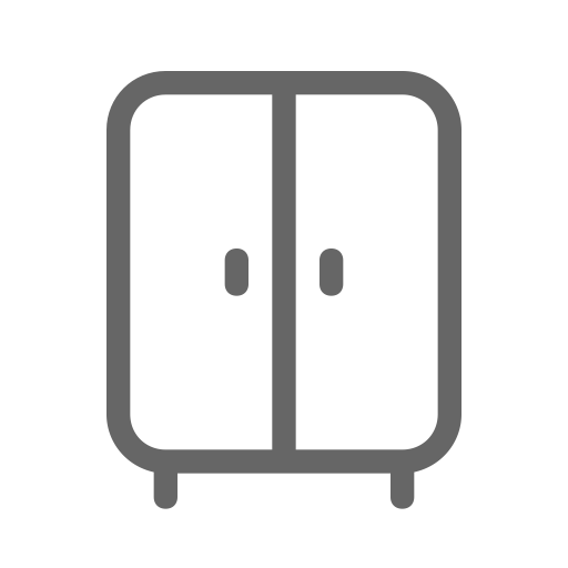Wardrobe Gray svg vector icon